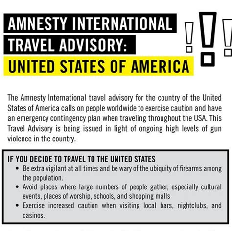 Travel Advisory for International .